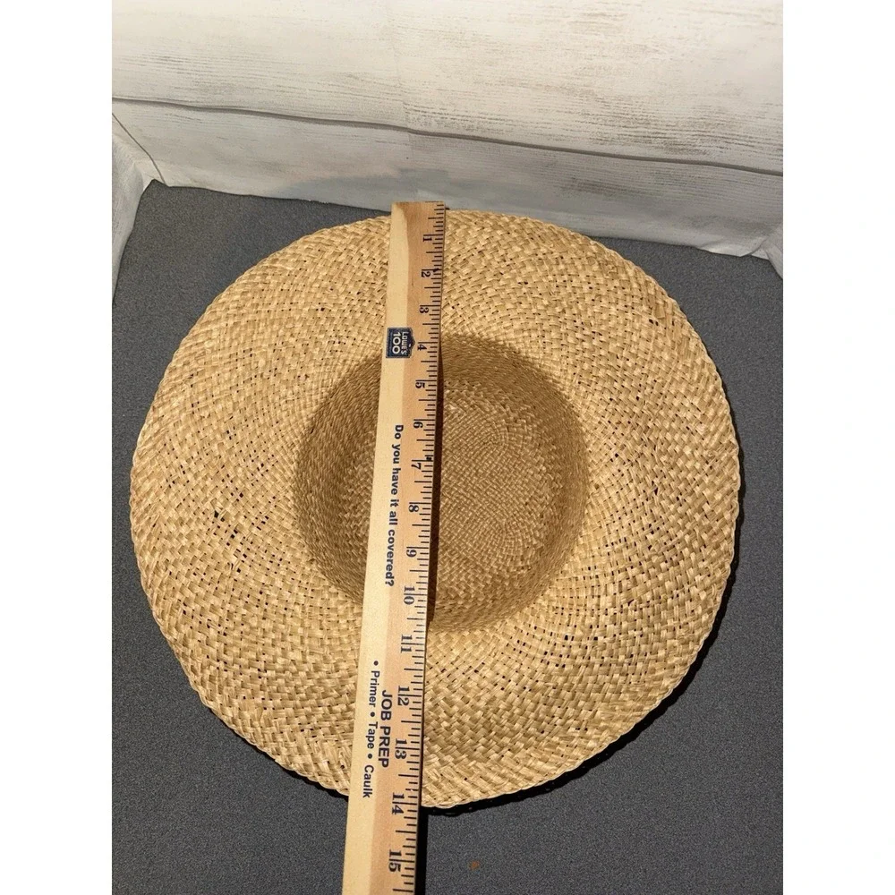 Vintage Straw Bowler Hat‎ Women's , Sunflower